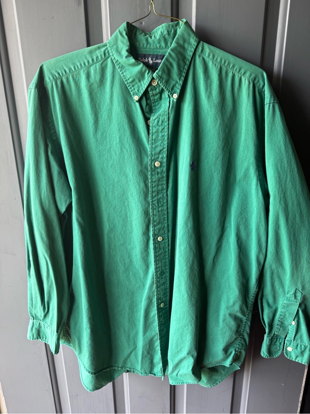 Ralph Lauren Men’s Emerald Green Button-Down Shirt